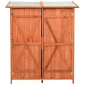 Abri à outils de jardin 136x75x160 cm Bois de sapin massif