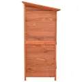 Abri à outils de jardin 136x75x160 cm Bois de sapin massif