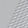 Couverture de piscine Argenté 417 cm PE