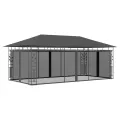 Belvédère avec moustiquaire 6x3x2,73 m Anthracite