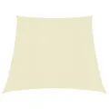 Voile de parasol Tissu Oxford trapèze 2/4x3 m Crème