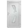 Porte d'entrée anthracite 108x200 cm PVC