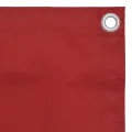 Écran de balcon Rouge 120x300 cm Tissu Oxford