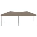 Tente de réception pliable Taupe 3x6 m