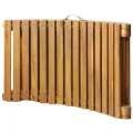 Chaise longue de jardin avec coussin Bois d'acacia solide
