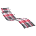 Chaise longue de jardin avec coussin Bois d'acacia solide
