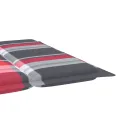 Chaise longue de jardin avec coussin Bois d'acacia solide