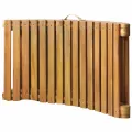 Chaises longues lot de 2 avec coussins Bois d'acacia solide