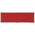 Chaises longues lot de 2 avec coussins Bois d'acacia solide
