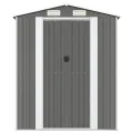 Abri de jardin Gris clair 192x191x223 cm Acier galvanisé