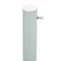 Auvent latéral rétractable de patio 200x600 cm Noir