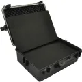 Mallette de transport robuste Noir avec mousse 35 Litres