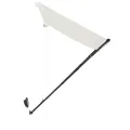 Auvent rétractable avec LED 350x150 cm Crème