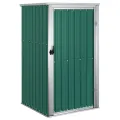 Abri à outils de jardin vert 88x89x161 cm acier galvanisé