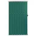 Abri à outils de jardin vert 88x89x161 cm acier galvanisé