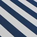 Auvent pliable manuel 600 cm Bleu/blanc