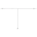 Auvent automatique et capteur de vent/LED 500x300 cm Anthracite