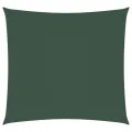 Voile de parasol tissu oxford carré 3,6x3,6 m vert foncé