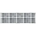 Chaises longues lot de 2 avec table et coussins Acacia solide