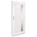 Porte d'entrée anthracite 98x200 cm PVC