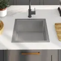 Évier de cuisine fait à la main Acier inoxydable