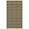 Armoire à CD Chêne sonoma 102x16x177,5 cm Bois d'ingénierie