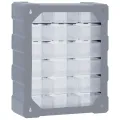 Organisateur multi-tiroirs avec 18 tiroirs centraux 38x16x47 cm
