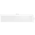 Écran de balcon Blanc 120x600 cm Tissu Oxford