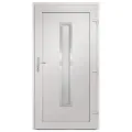 Porte d'entrée anthracite 108x200 cm PVC