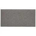 Panneaux muraux 12 pcs Gris clair 60x30 cm Tissu 2,16 m²