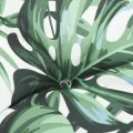 Coussins de palette 5 pcs motif de feuilles tissu