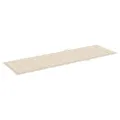 Chaise longue de jardin avec coussin Bois d'acacia solide