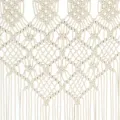 Rideau en macramé 140x240 cm Coton