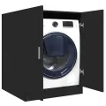 Meuble pour machine à laver Noir 71x71,5x91,5 cm