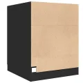 Meuble pour machine à laver Noir 71x71,5x91,5 cm