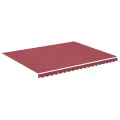 Tissu de remplacement pour auvent Bordeaux rouge 4,5x3,5 m