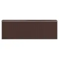 Abri de jardin Marron foncé 192x606x223 cm Acier galvanisé