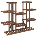 Support à fleurs 110x25x110,5 cm bois massif de sapin