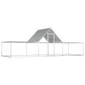 Poulailler 6 x 2 x 2 m Acier galvanisé