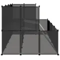 Cage pour petits animaux Noir 143x107x93 cm PP et Acier