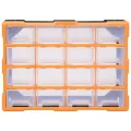 Organisateur multi-tiroirs avec 16 tiroirs centraux 52x16x37 cm