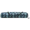 Chaise longue pliable 2 places Motif de feuilles Acier
