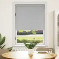Store enrouleur occultant 80 x 175 cm gris