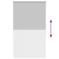 Store enrouleur occultant 80 x 175 cm gris