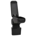 Accoudoir de voiture noir 14,5x31,5x(30-48) cm ABS