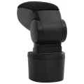 Accoudoir de voiture noir 14,5x31,5x(30-48) cm ABS