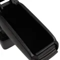 Accoudoir de voiture noir 14,5x31,5x(30-48) cm ABS