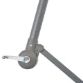 Parasol de jardin en porte-à-faux et poteau en aluminium