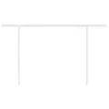 Auvent automatique capteur de vent/LED 4x3,5 m Jaune et blanc