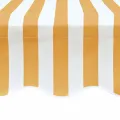 Tissu d'auvent Jaune tournesol/blanc 6 x 3 m (cadre non inclus)